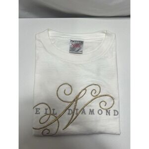VTG Neil Diamond Men's XLarge Shirt Embroidered Oneida 1990's Collectible New